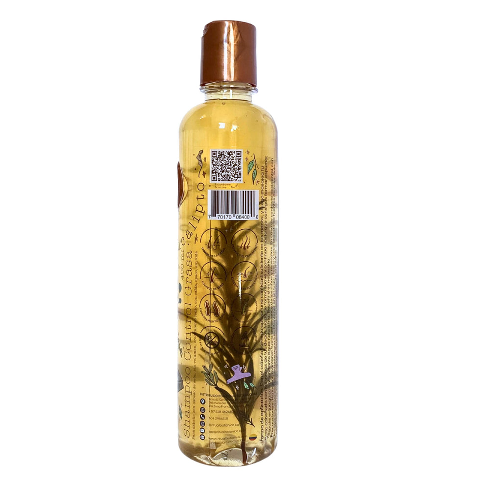 Foamy lather from Ritual Botanico shampoo for oily hair cleansing