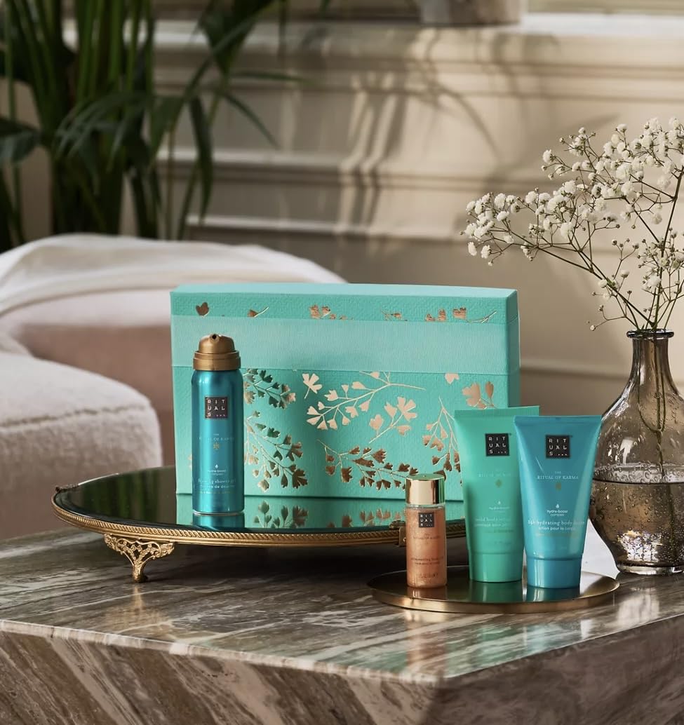 RITUALS Karma Giftset body oil bottle highlight lightweight moisture