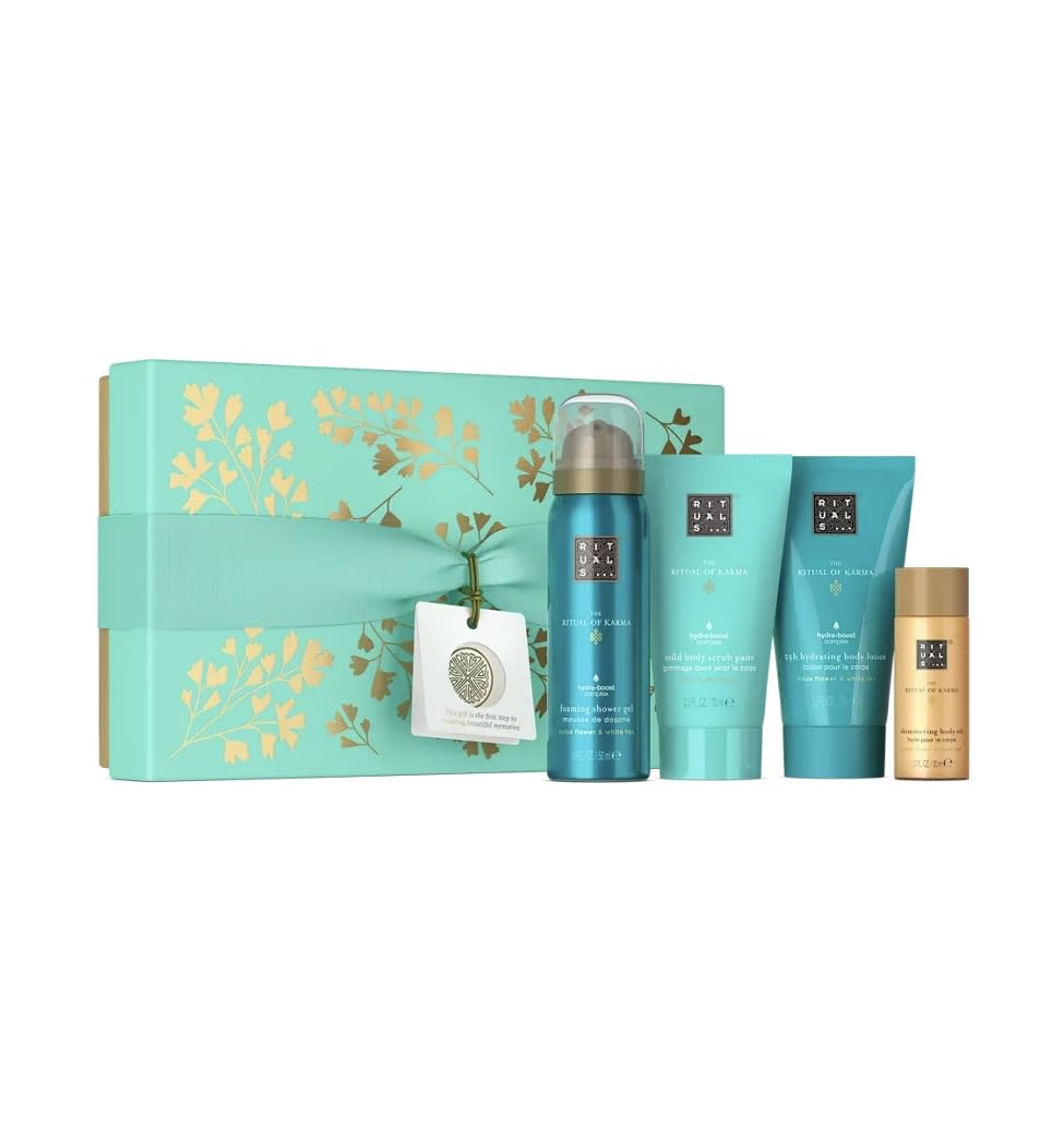 RITUALS Karma Giftset packshot: mindful pampering rituals