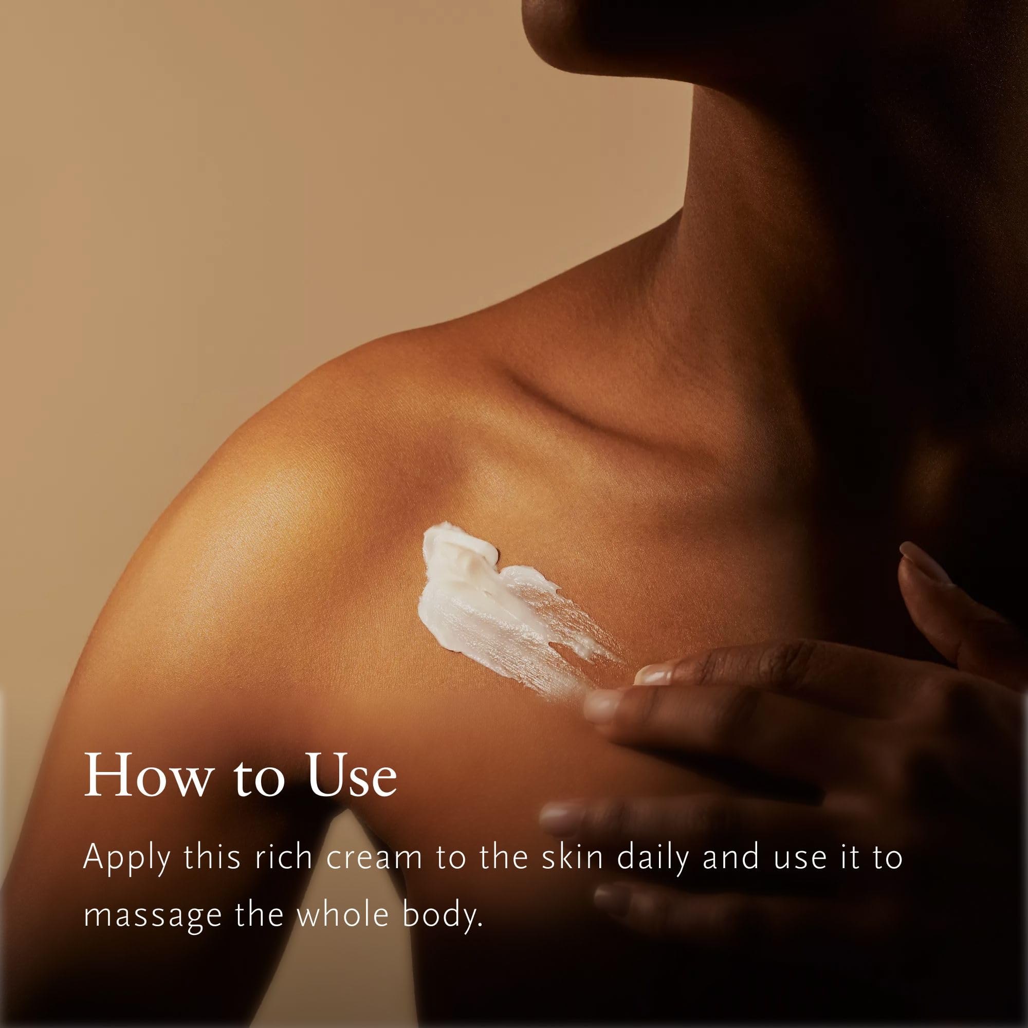 RITUALS Sakura Body Cream applied to skin for non-greasy silky finish.
