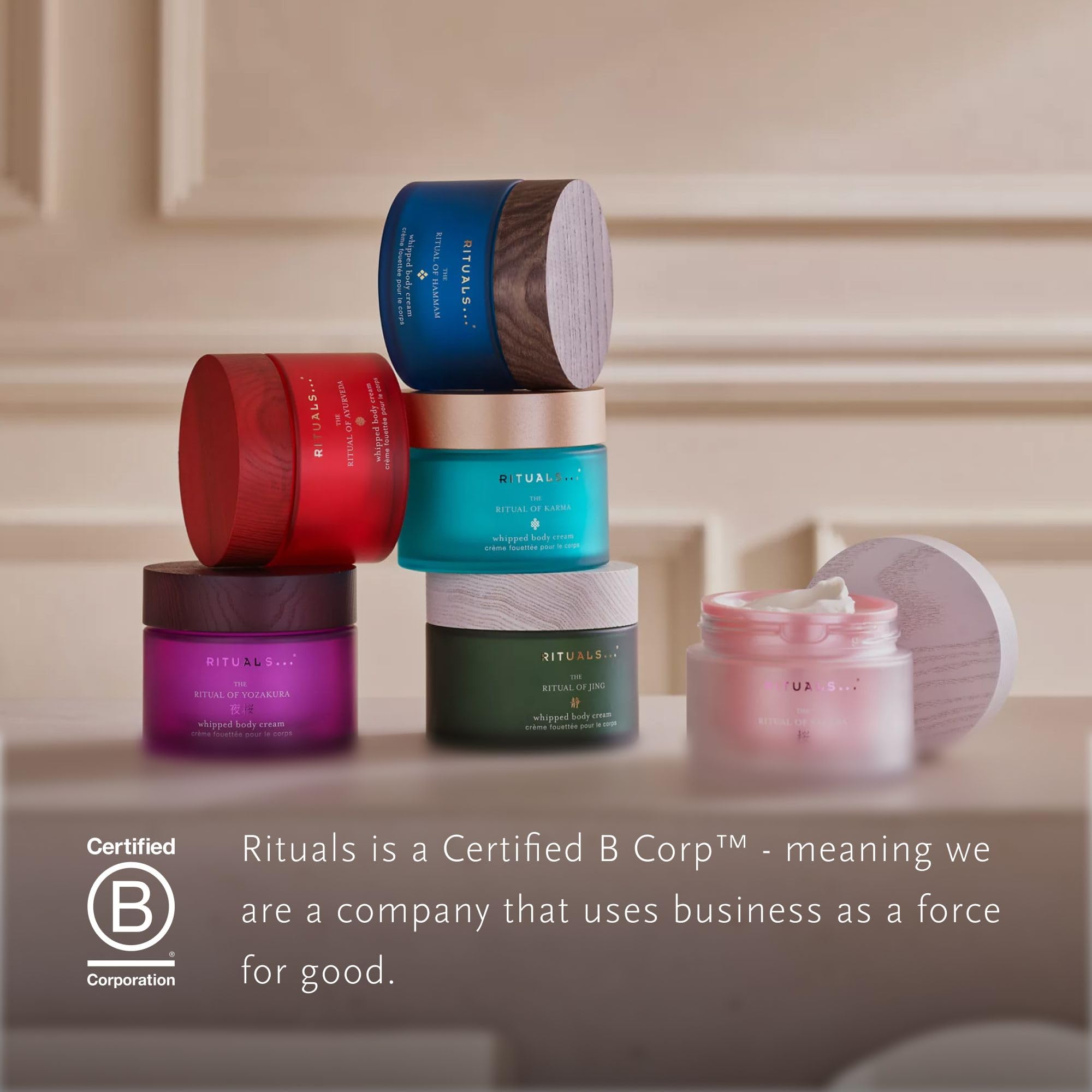 RITUALS Sakura Body Cream refill packaging highlights reuse.