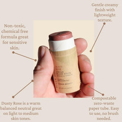 Eye lid application demonstrates versatile Dusty Pink shade