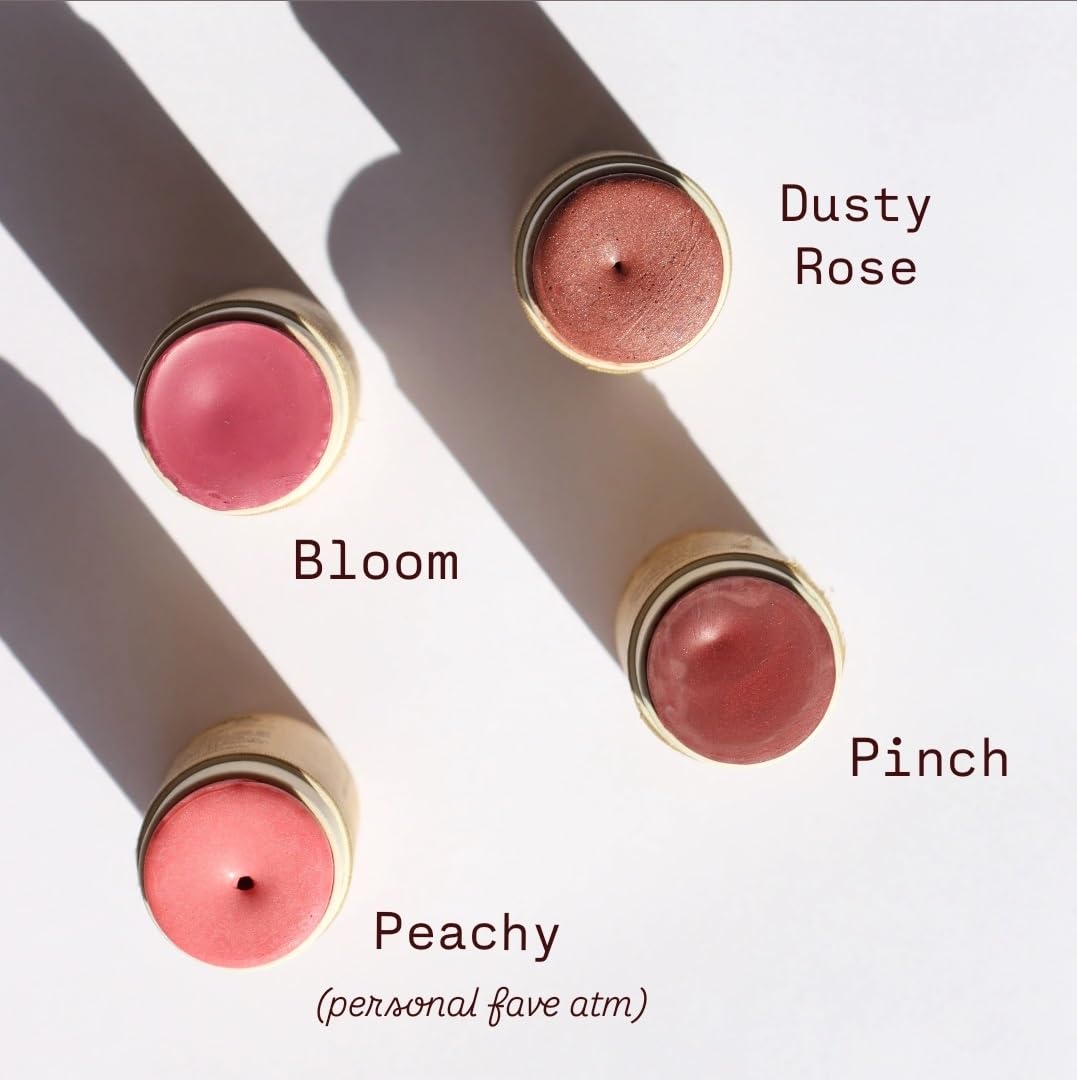 River Organics blush stick 0.50 oz, portable and travel-ready.