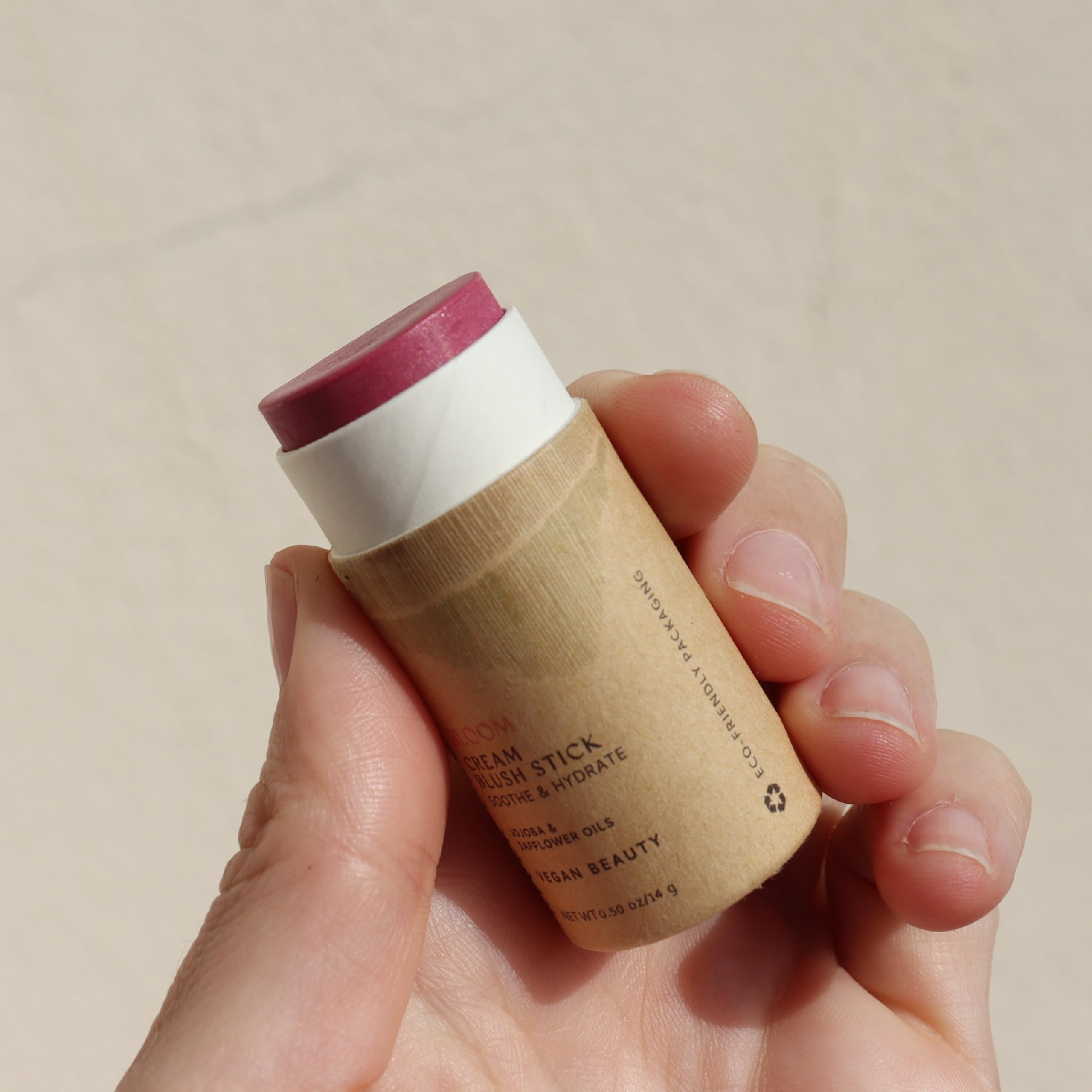 River Organics vegan blush stick eco-friendly packaging supports sustainability