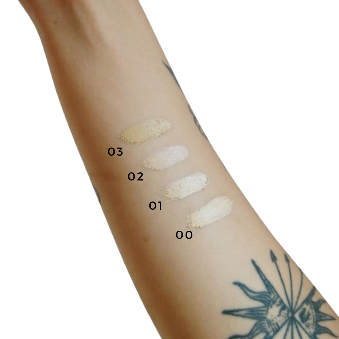 River Organics Concealer Color 01 creamy texture ready to blend