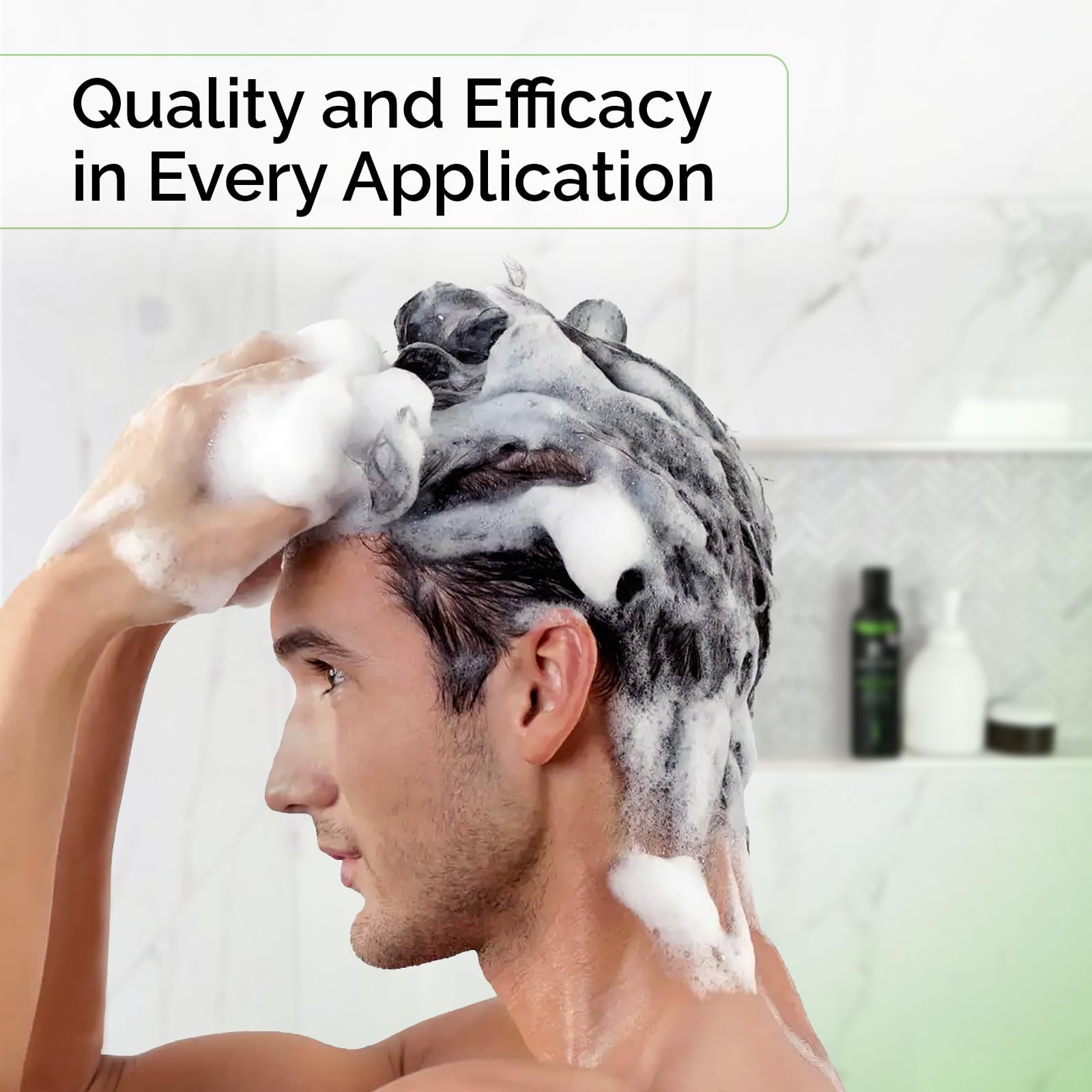 Rivermint lather rich foam demonstrates cleansing experience.