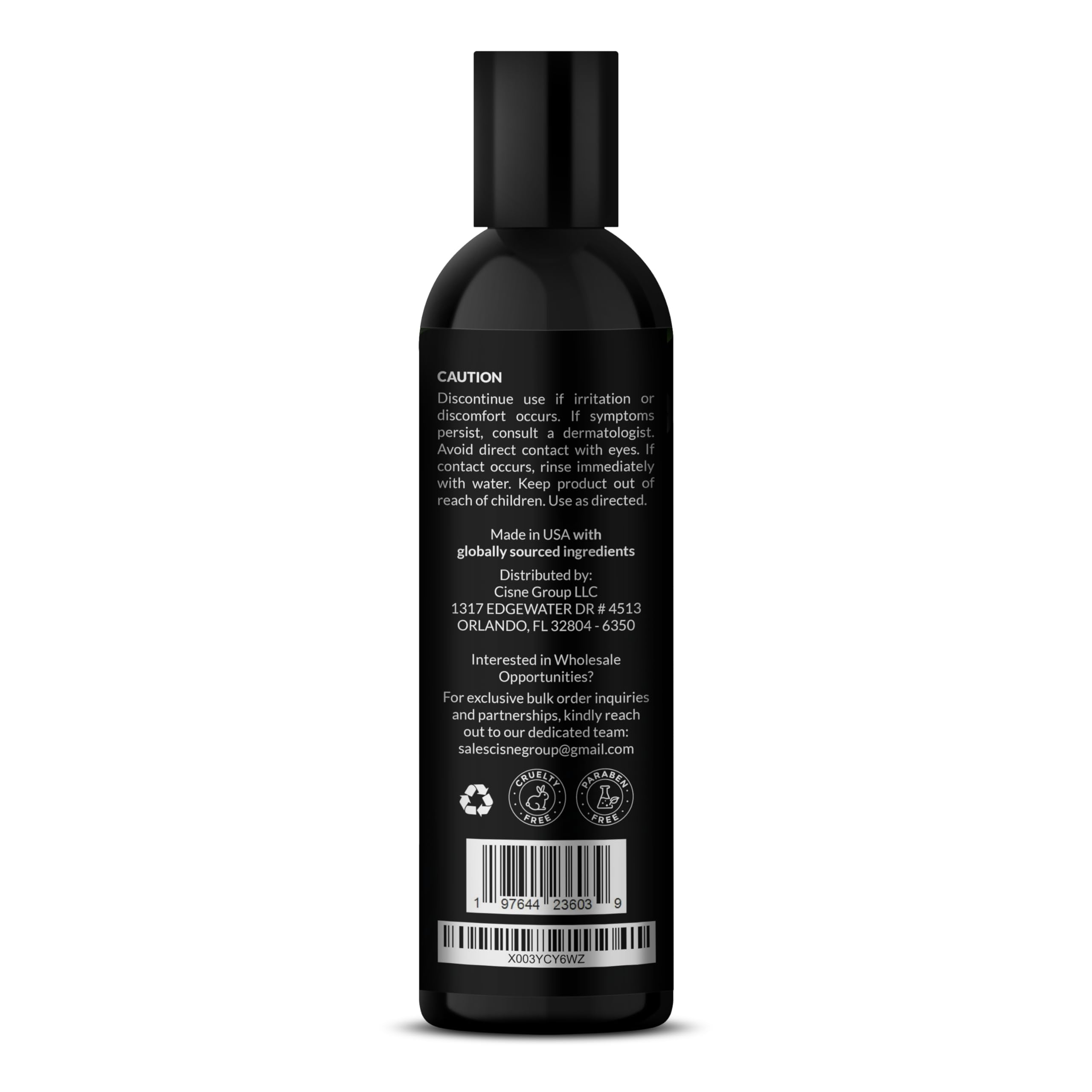Rivermint minoxidil biotin ingredients close-up highlights active components.