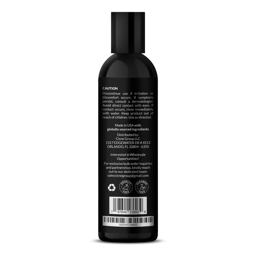 Rivermint minoxidil biotin ingredients close-up highlights active components.
