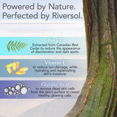 Riversol Glycolic Peel texture close-up highlights smooth gel feel