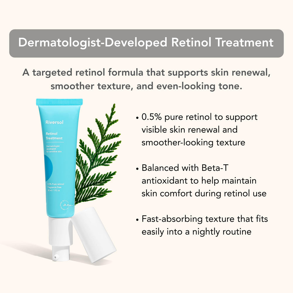Creamy texture close-up of Riversol Retinol Night Cream