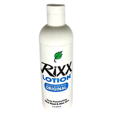 Rixx Lotion Original ingredients like Witch Hazel and Aloe support gentle toning.