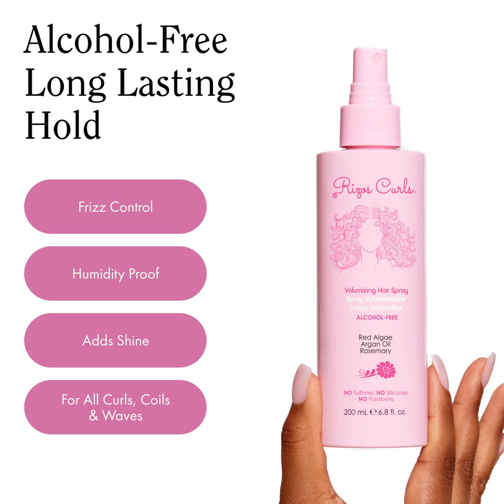 Rizos Curls Color-safe formula keeps color-treated hair vibrant and light.