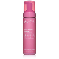 Rizos Curls Curl Defining Mousse bottle front shows lightweight volume for waves, curls, coils