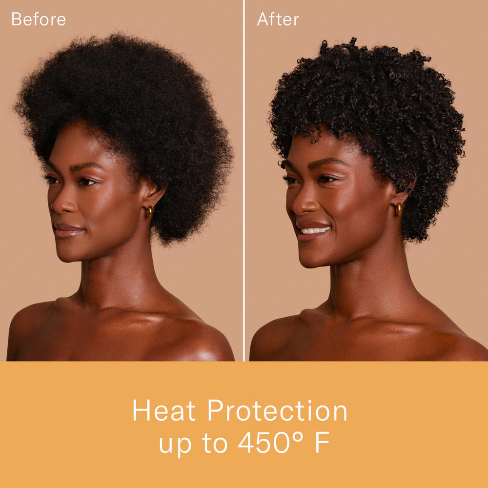 Rizos Curls Leave-In detangles and prepares hair for blow-drying and styling.