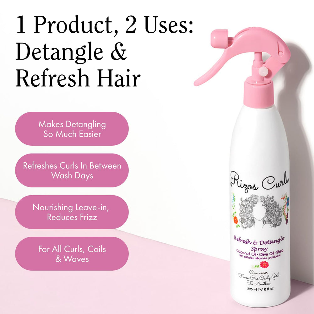 Rizos Curls Next-Day Refresh revives curls without buildup.