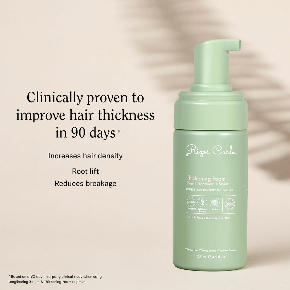 Rizos Curls Thickening Foam ingredients: arginine for moisture protection