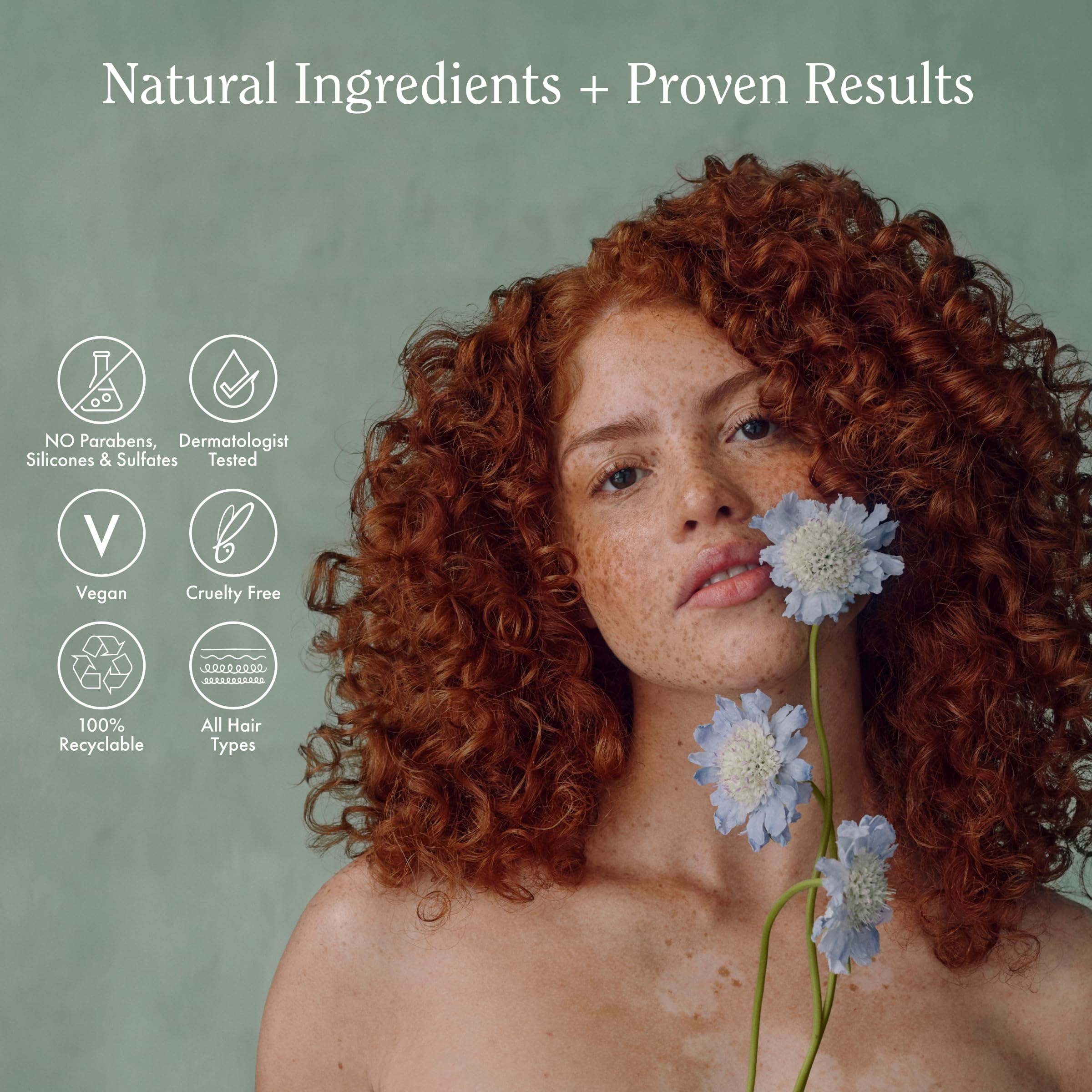 Rizos Curls Thickening Foam saw palmetto for fuller look