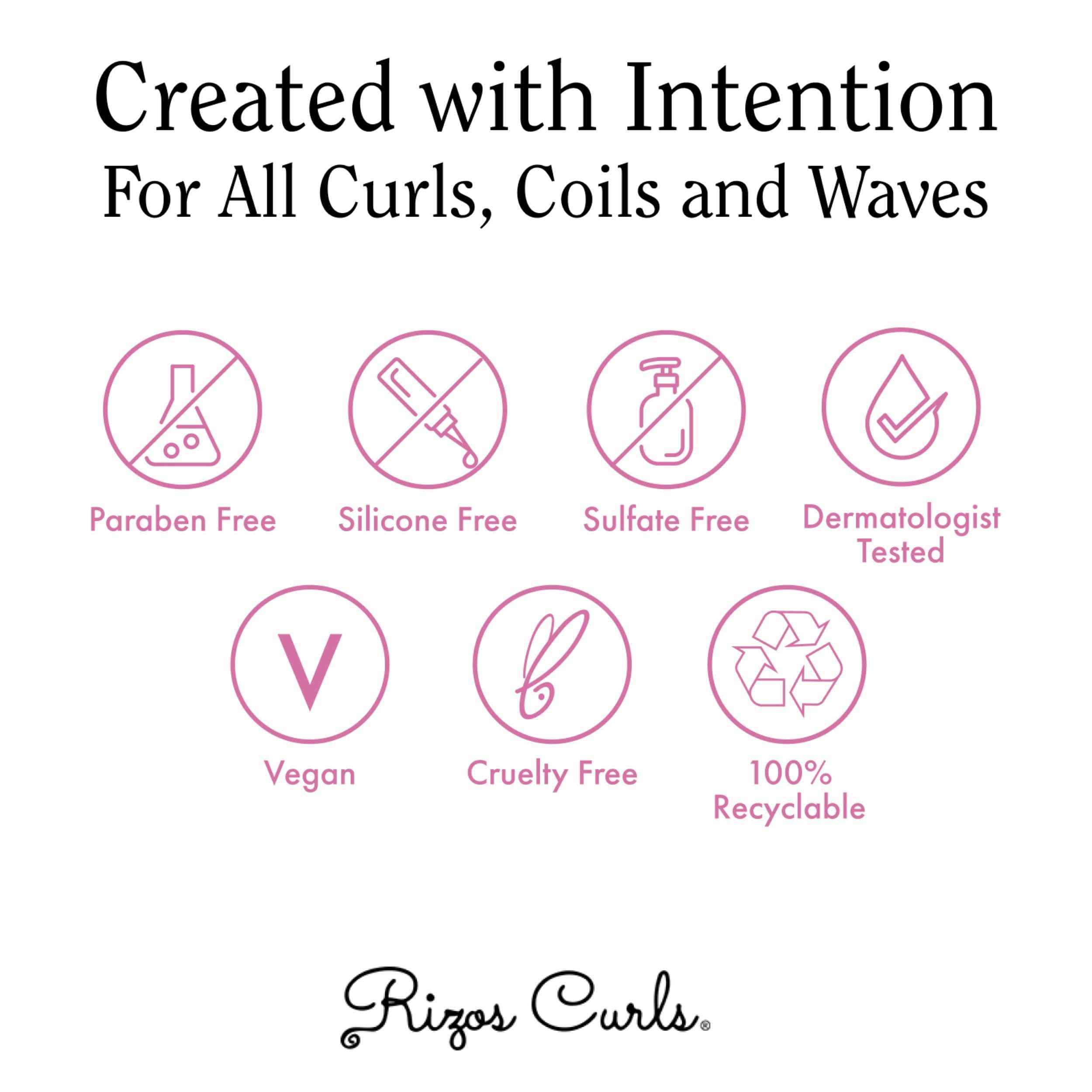Rizos Curls travel ACV rinse on damp hair reveals smoother, balanced strands.