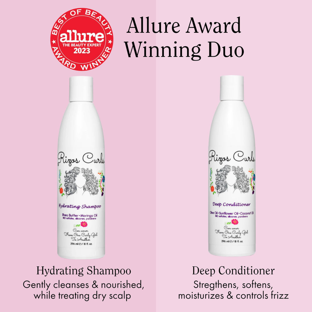 Rizos Curls Deep Conditioner tub showing rich hydration for softness