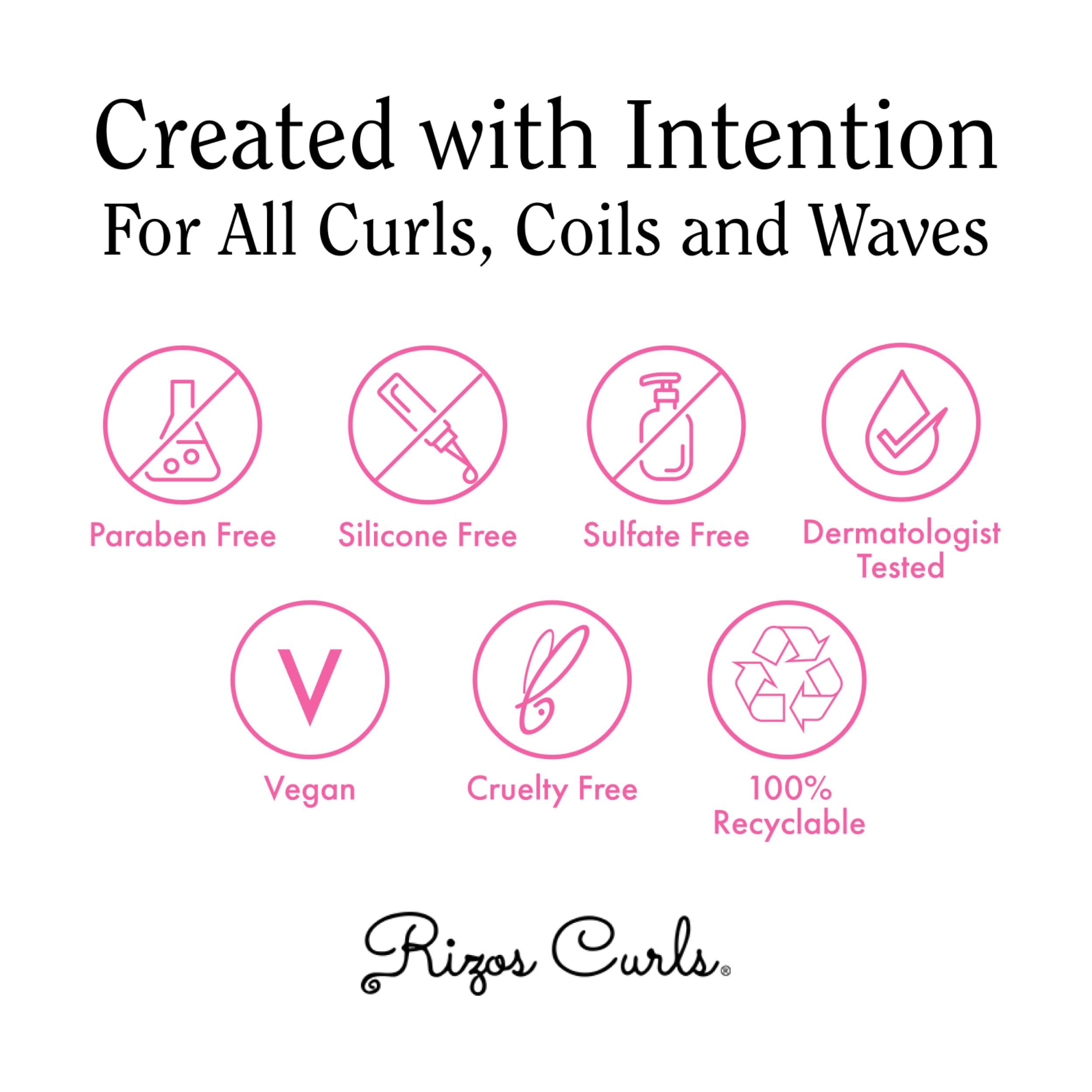 Rizos Curls Hair texture close-up showing smooth, bouncy results after wash