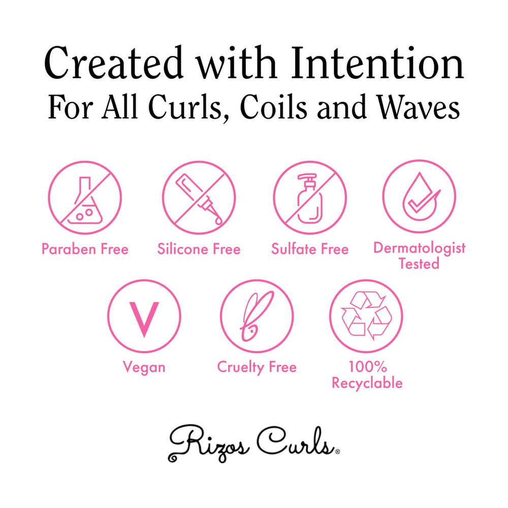 Rizos Curls Hair texture close-up showing smooth, bouncy results after wash