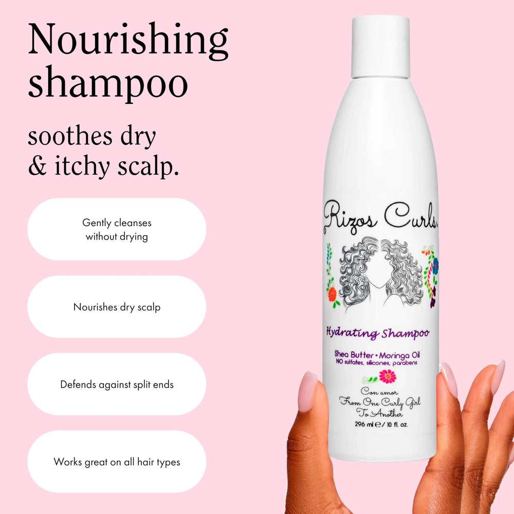 Rizos Curls Olive Oil drops image emphasizing nourishment for shine