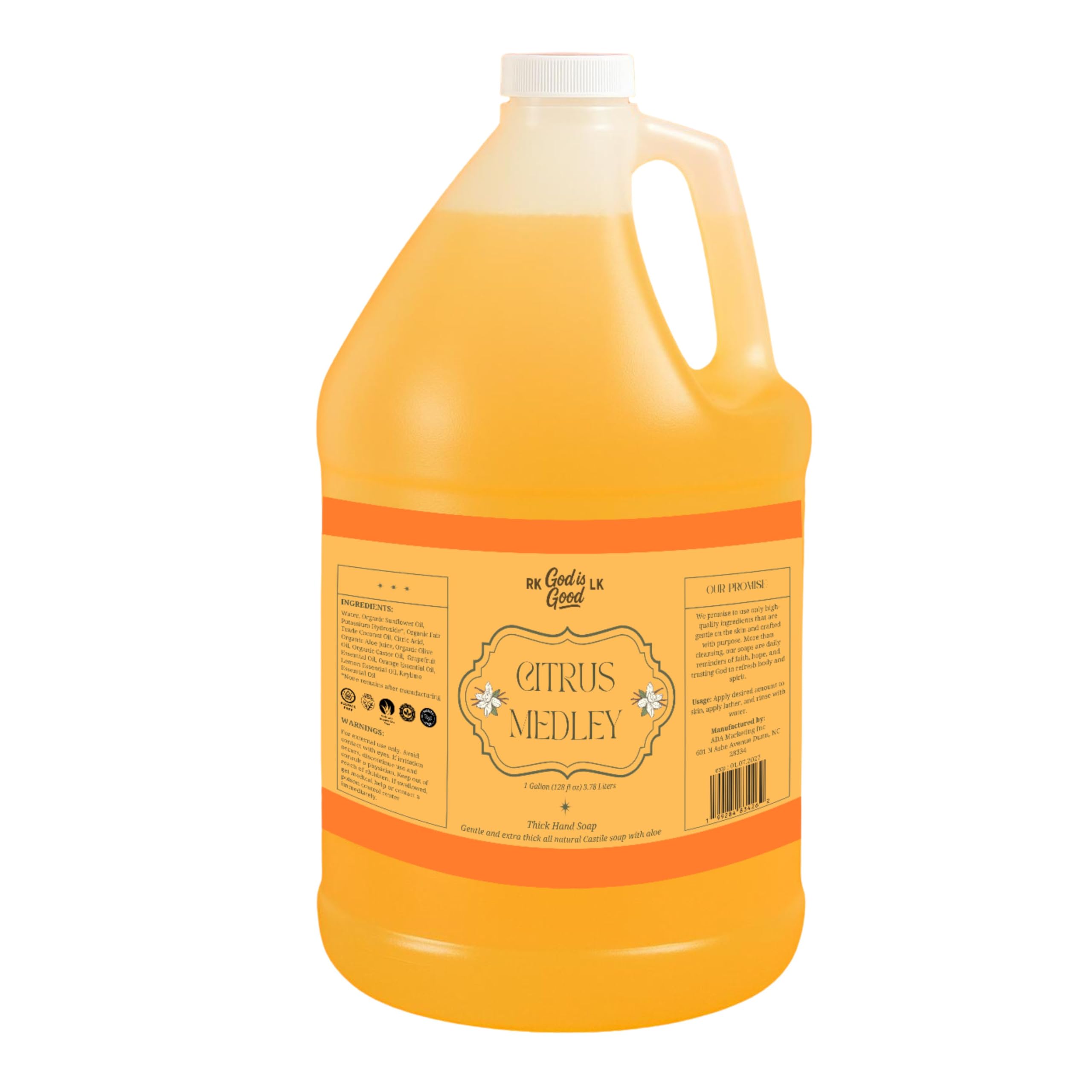 RKGodisGoodLK Citrus Medley bottle pour highlights refreshing citrus cleanse