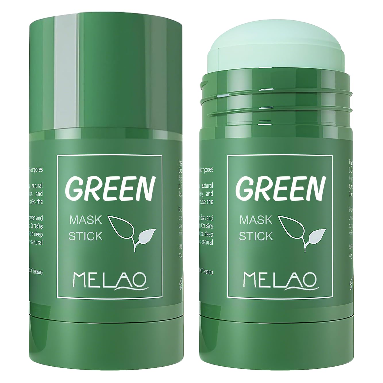 RLXSH Green Tea Mask Stick uses natural green tea extracts for soothing care.