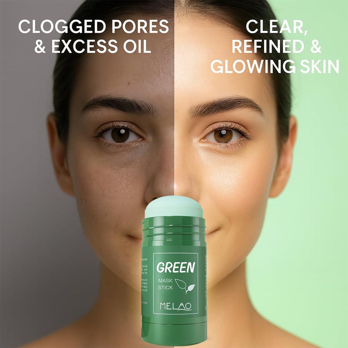 RLXSH mask stick focuses on the nose area to control oil.