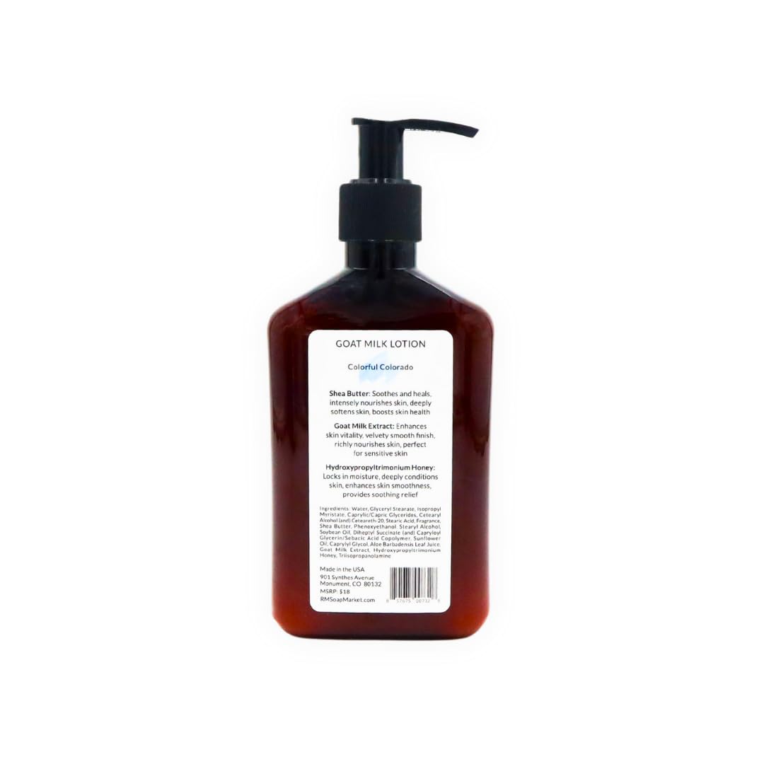 RM Soap Market Goat Milk Lotion suitable for all skin types with fragrance