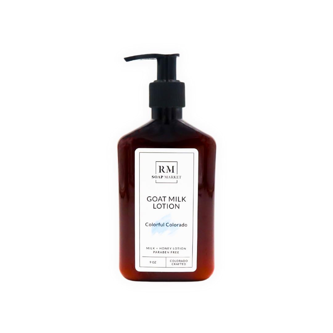 RM Soap Market Goat Milk Lotion colorado-fragrance bottle for refreshing skin hydration