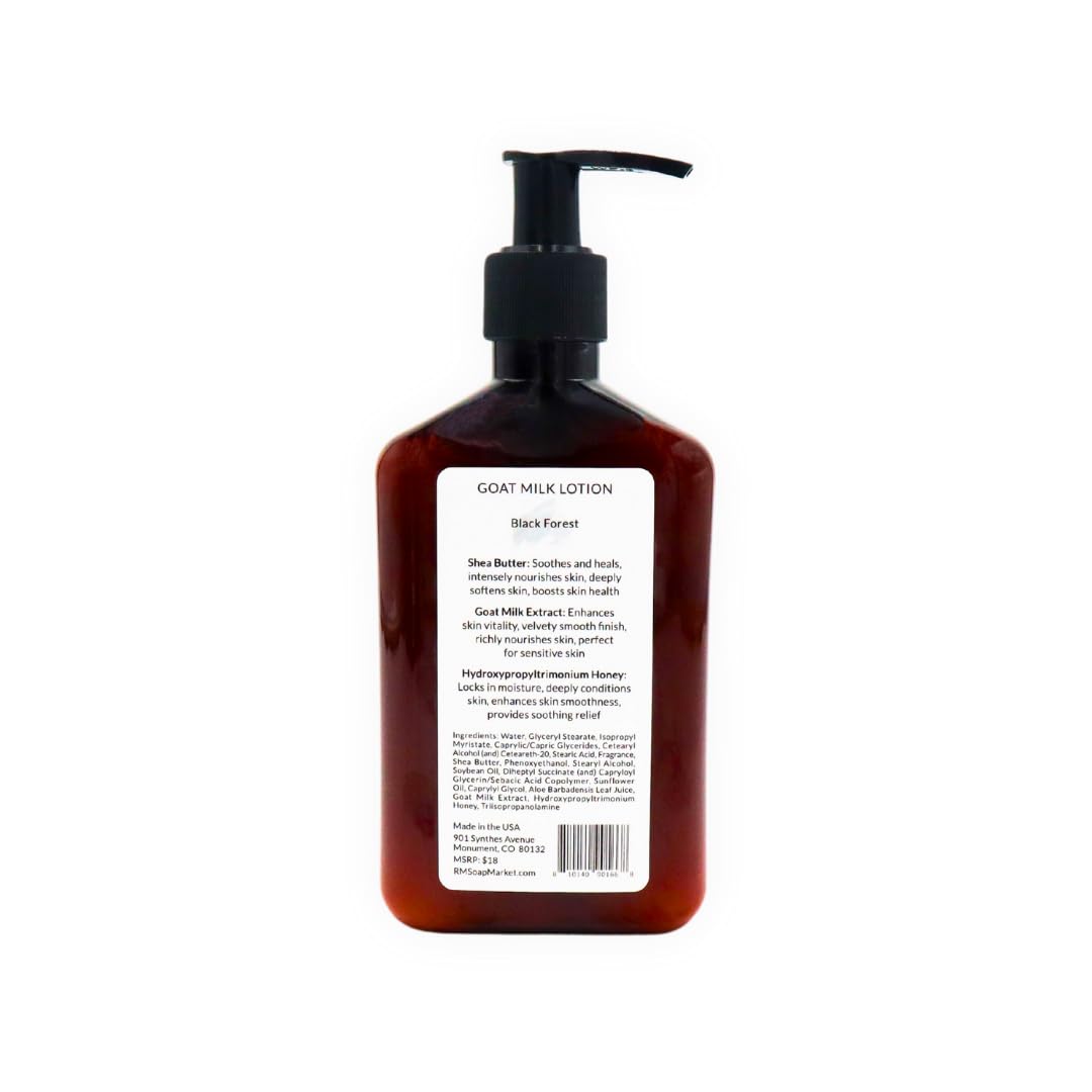 RM Soap Market Goat Milk Lotion goat milk drop illustration.