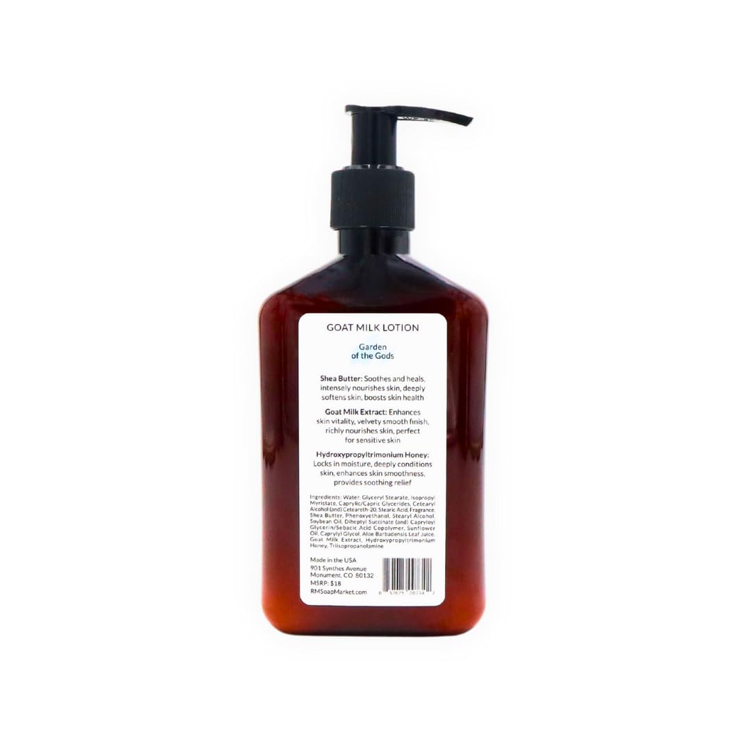 Goat Milk Lotion on arm by RM Soap Market reveals smooth, hydrated skin
