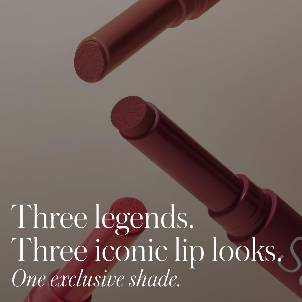 RMS Beauty Legends to Love Kit Josephine lipstick close-up in rich cranberry for bold evening looks