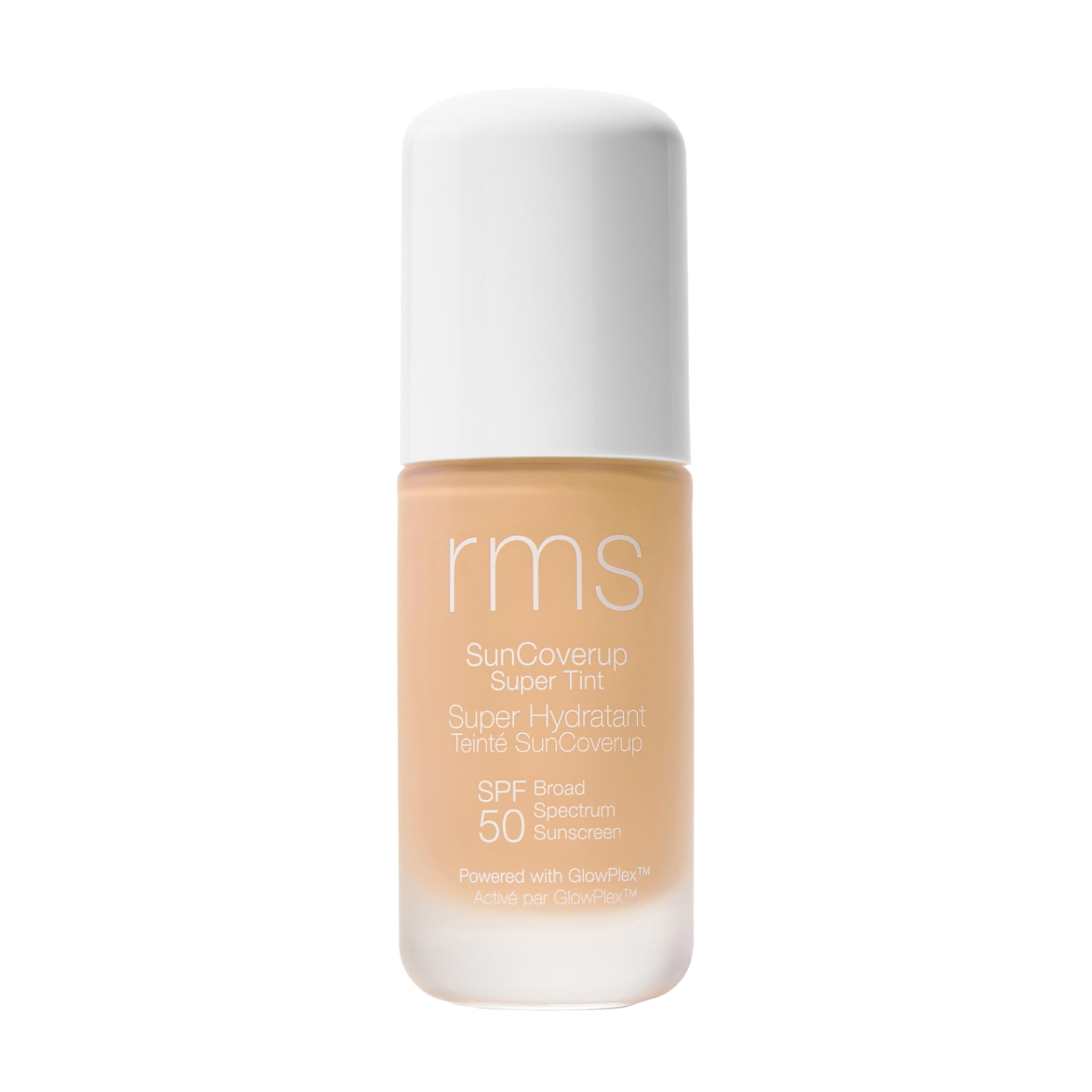 RMS SunCoverup SPF 50 bottle ready for daily sun protection.