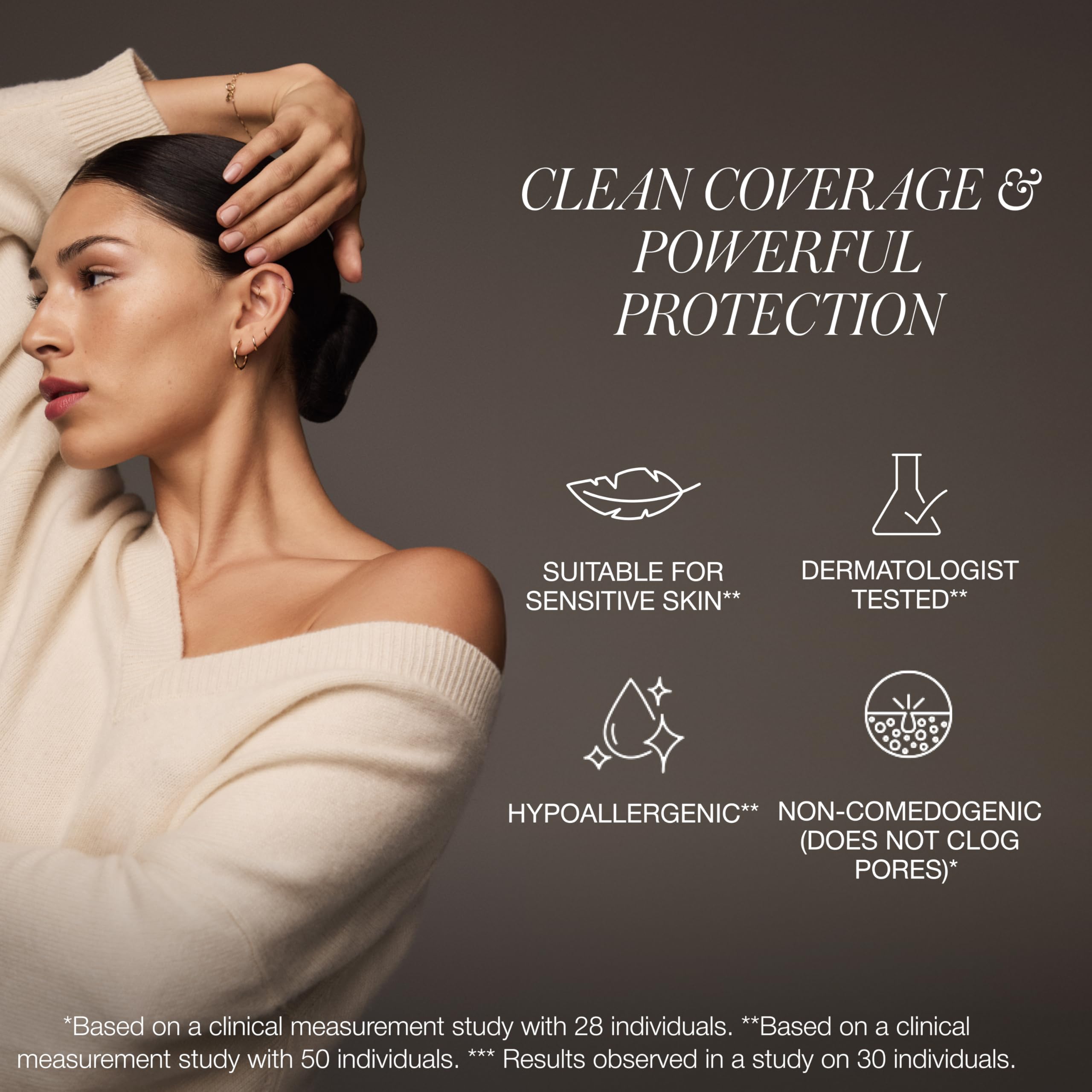 RMS SunCoverup SPF 50 water-resistant test highlighting long wear