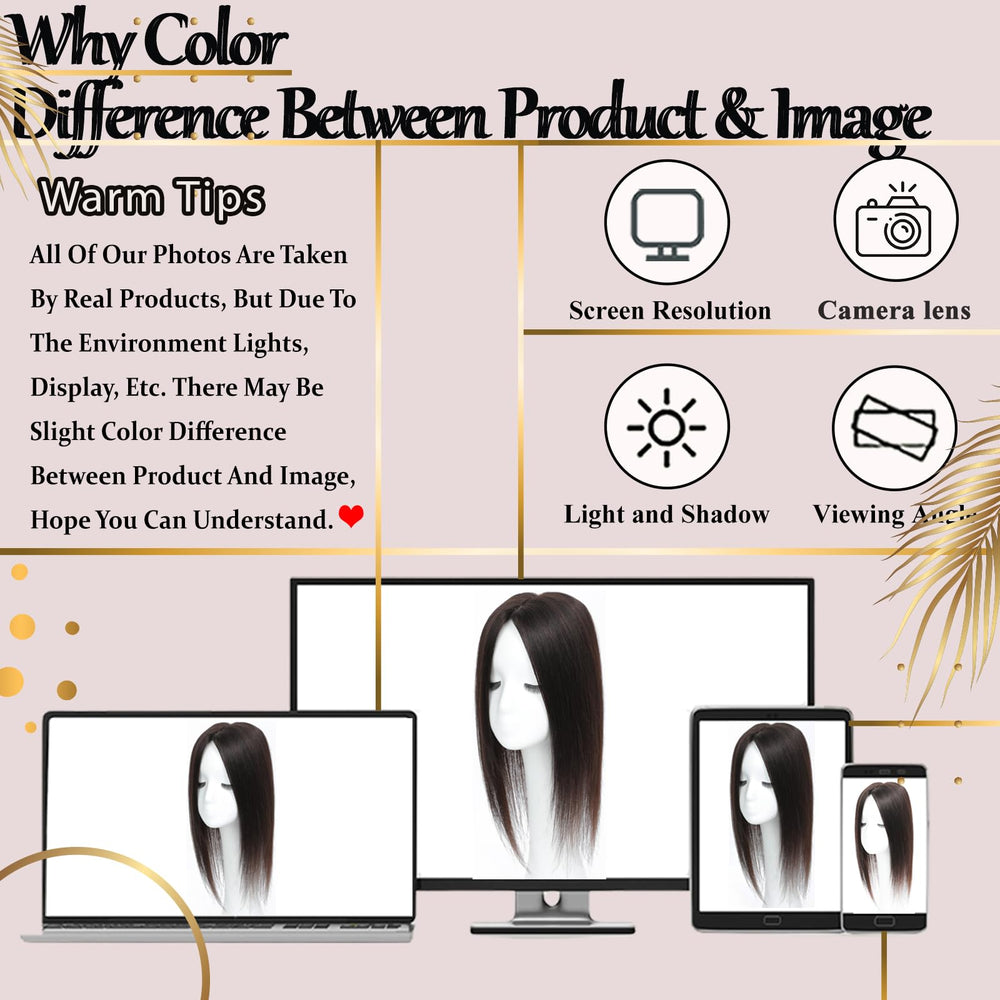 RMYHIG color-match medium-dark-brown shade ensures natural-looking blend