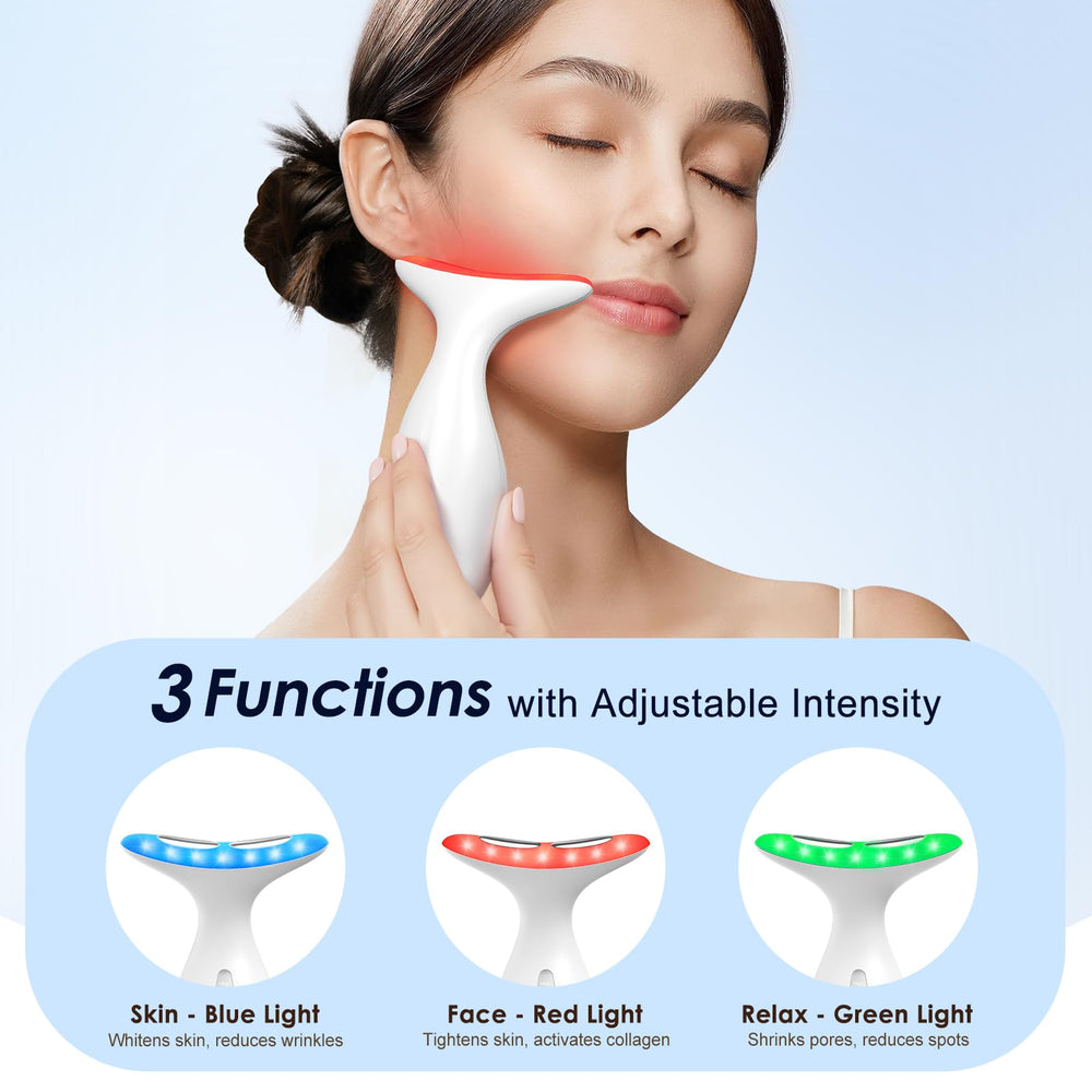 RNAIX LED light feature provides gentle illumination for skincare routines.
