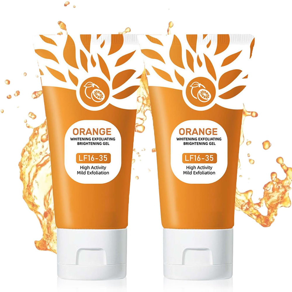 RnemiTe-amo Orange Enzymes Exfoliating Gel bottle pour for precise application and smoother skin