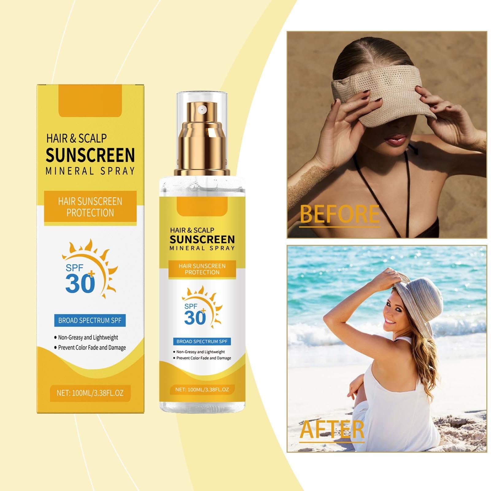 RnemiTe-amo Color-safe UV blocker protects dyed hair during sun exposure.