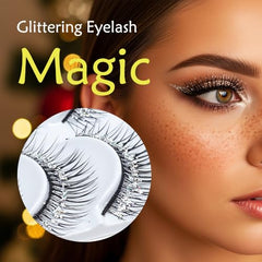 Rneracle star-shaped lashes help create standout eye drama for parties.