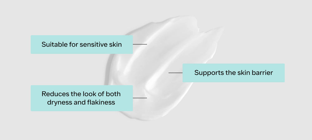 Hands applying Ro Derm Enriching Cream for a smooth glow.