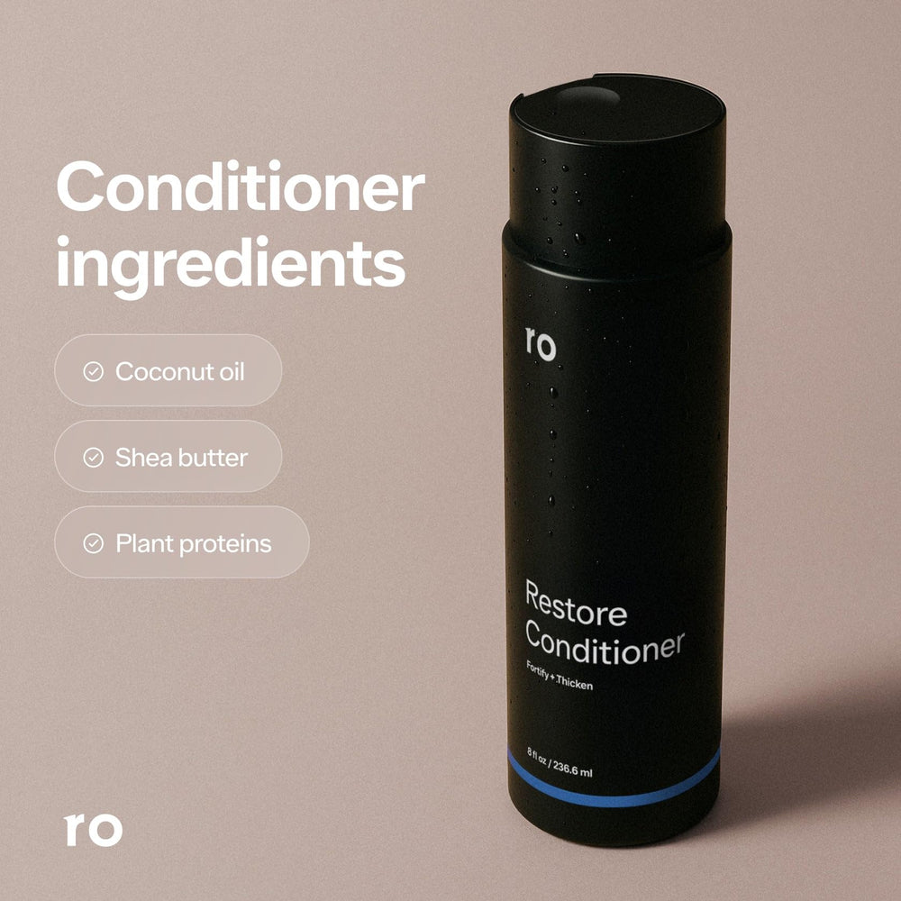 Ro Men's Restore Conditioner bottle with nourishing moisture