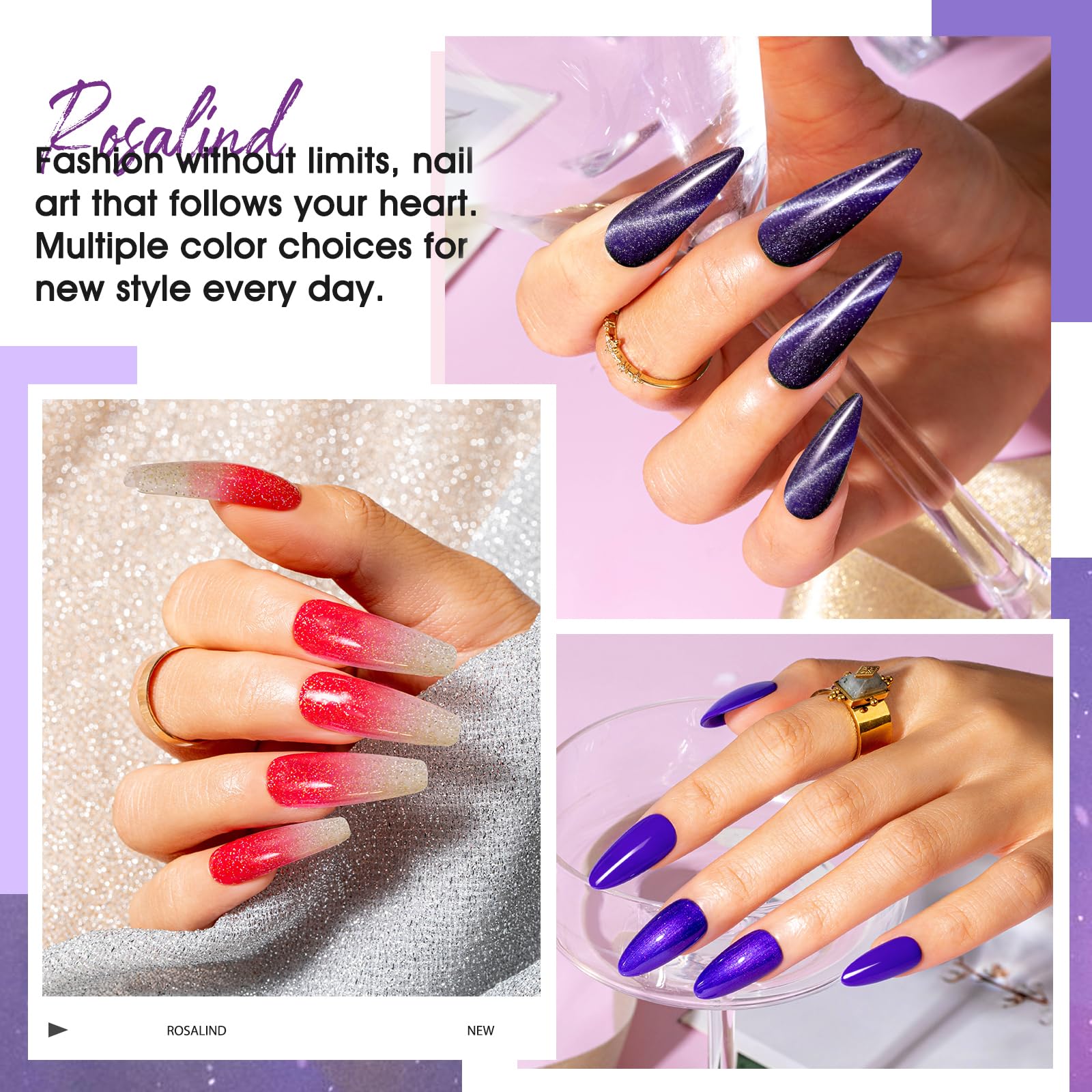ROSALIND base coat provides a strong foundation for lasting nail art