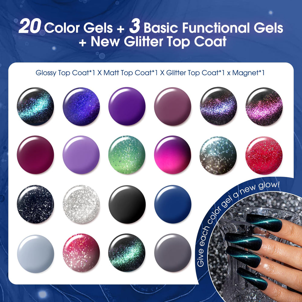 ROSALIND thermochromic gel polish showing color shift for playful at-home manicures