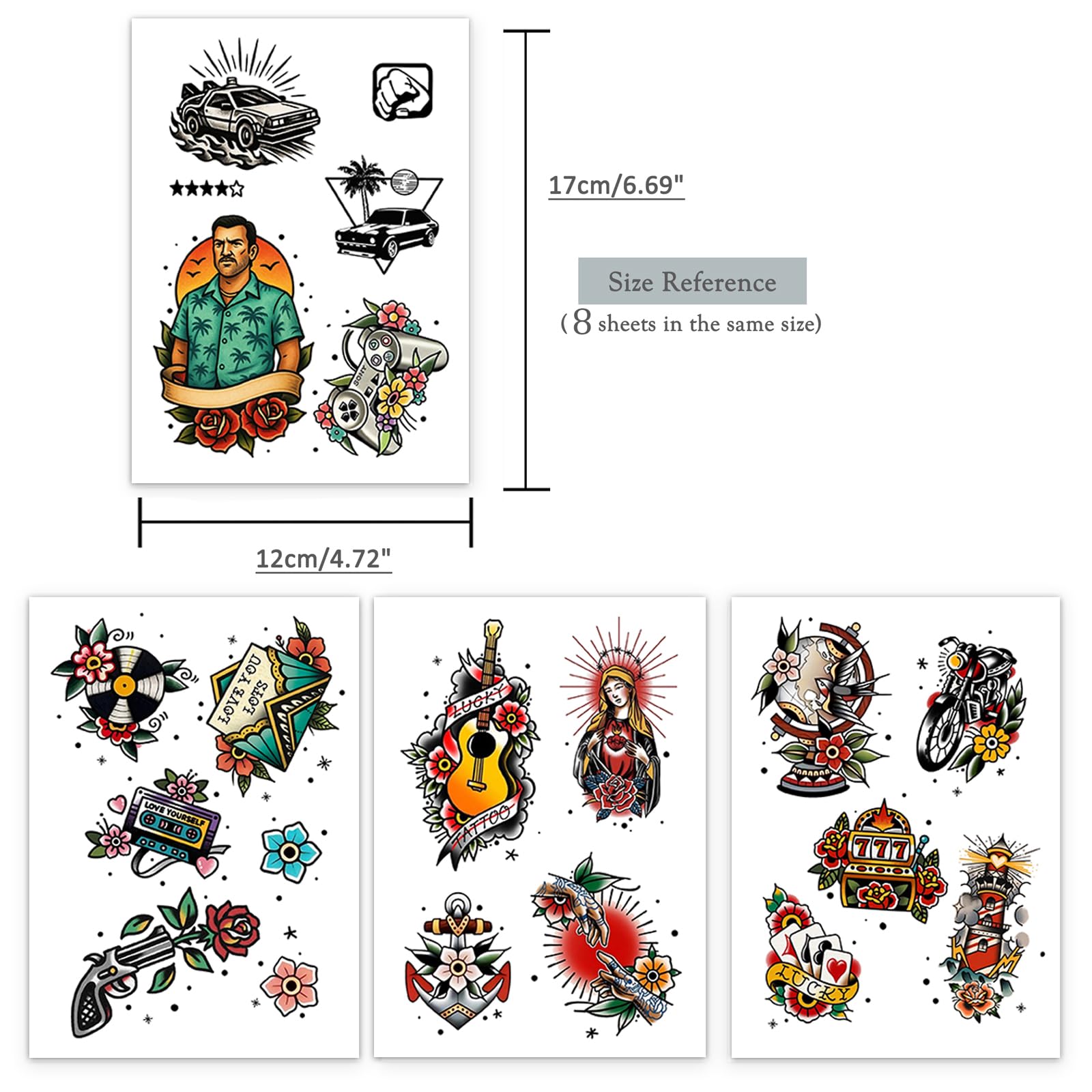 Roarhowl vintage electronics tattoo gives quirky retro vibes for themed gatherings