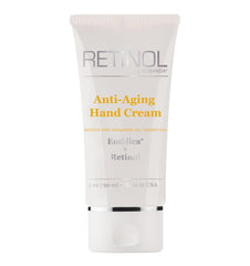 Robanda Retinol Hand Cream bottle with travel-friendly tube for on-the-go hydration.
