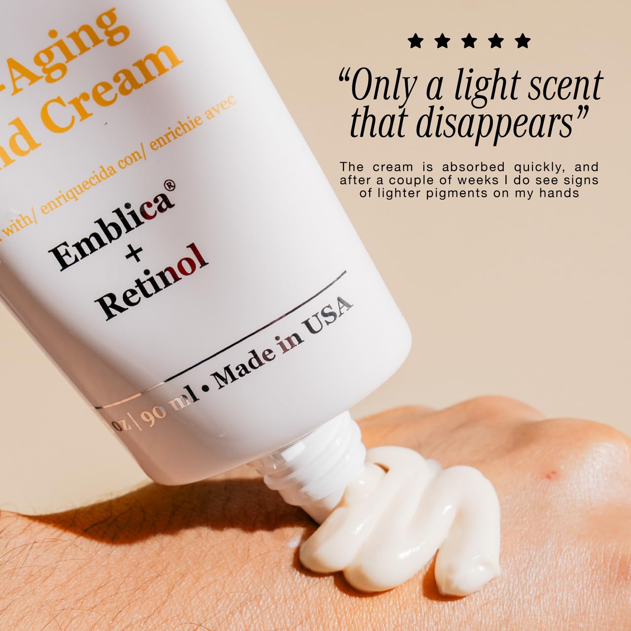 Robanda travel-size tube showcased beside daily carry-on essentials for easy skin care.