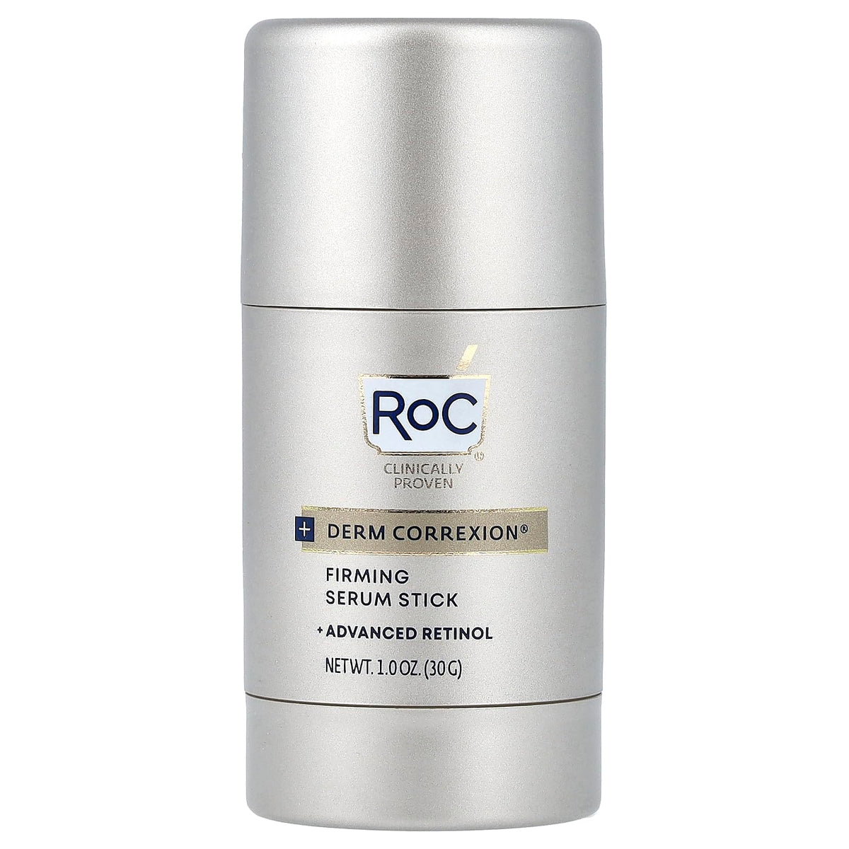 RoC DERM CORREXION Firming Serum Stick on the face provides instant firmness for smoother skin.