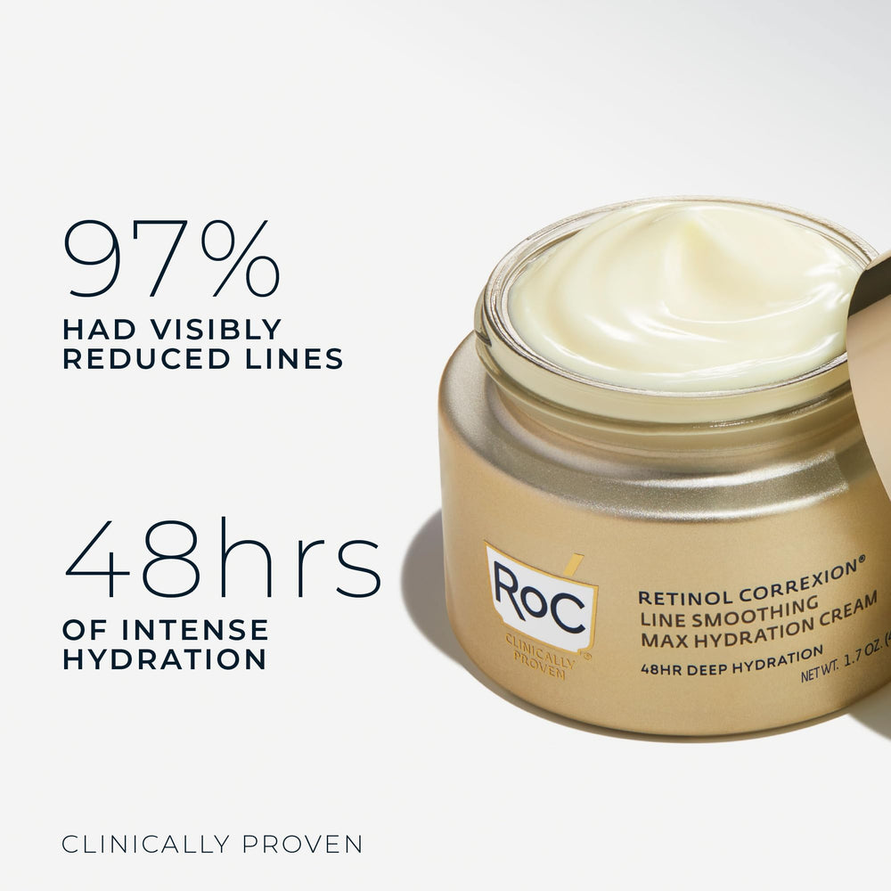 RoC Hyaluronic Acid ingredient shot highlights hydrating formula for lasting skin moisture